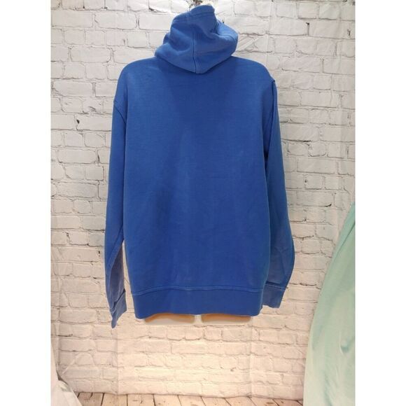 Nike Men's Size Medium Blue Fleece Pullover Hoodie Sweatshirt. - Picture 8 of 10